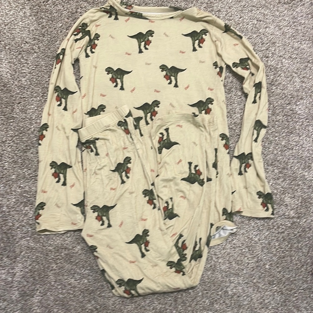 Posh peanut dinosaur pajamas
